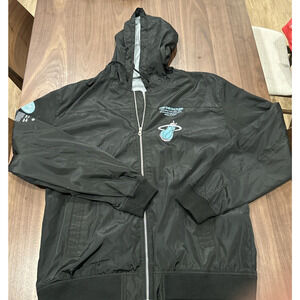 Mitchell & Ness Men's Miami Heat Crew Full-Zip Jacket XXL New with RIP